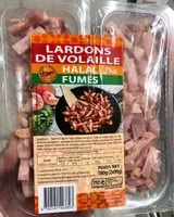 Lardons volaille fumés