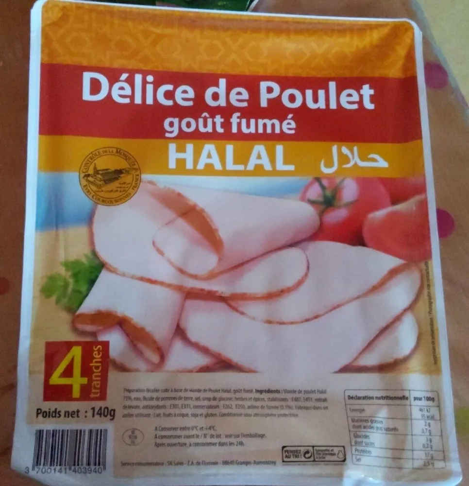 Délice de Poulet goût fumé HALAL