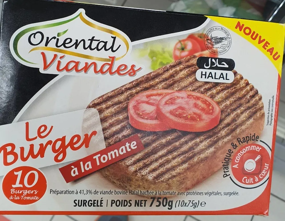 Oriantal viande le burger