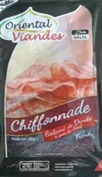Chiffonnade salami de dinde