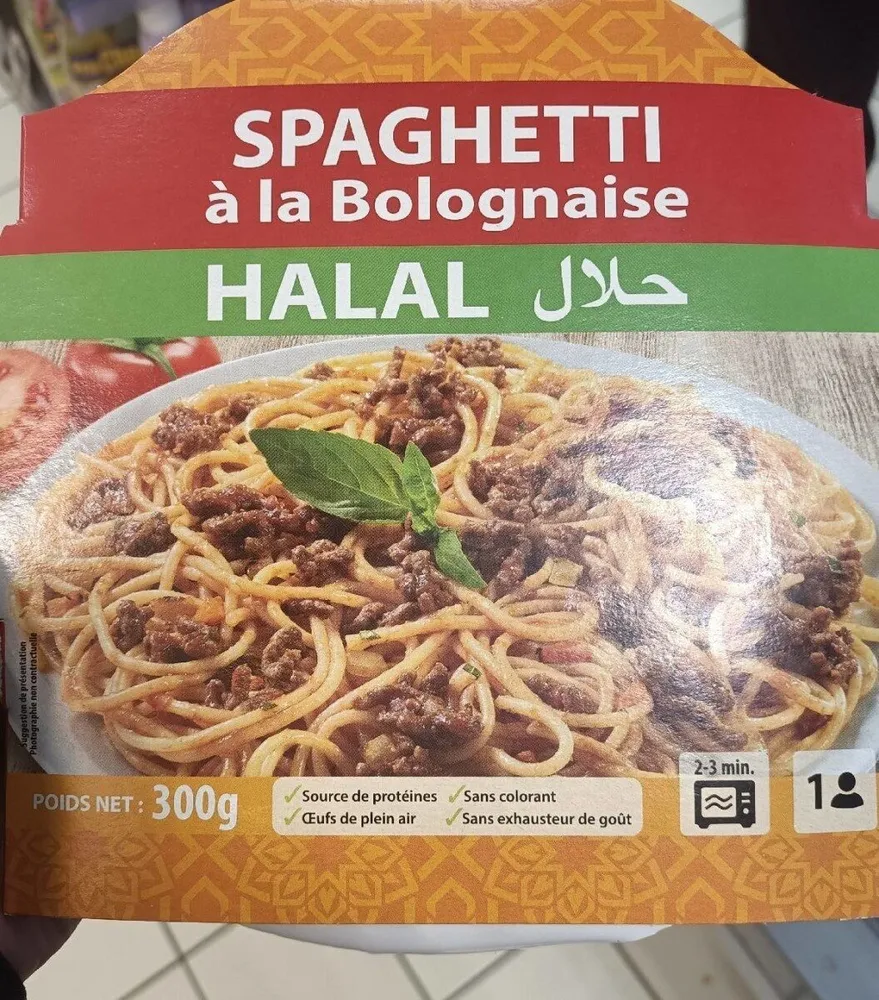 Spaghetti à la bolognaise Halal
