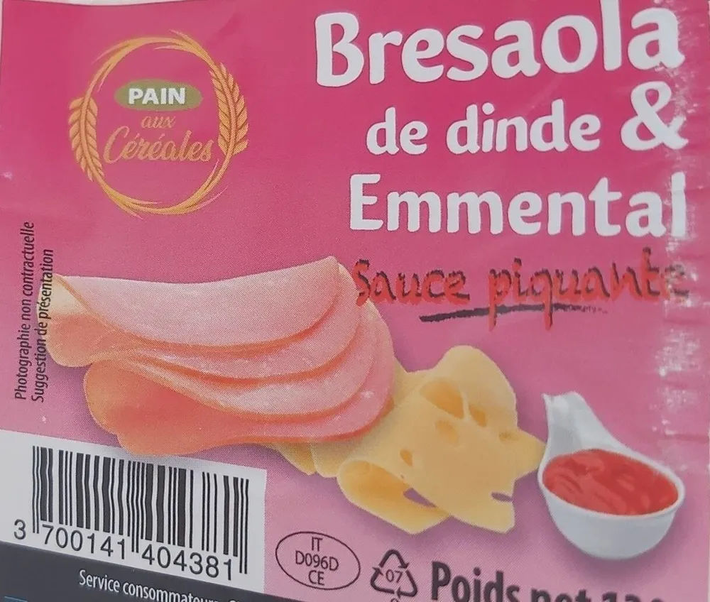 Les Clubs Bresaola de dinde & Emmental