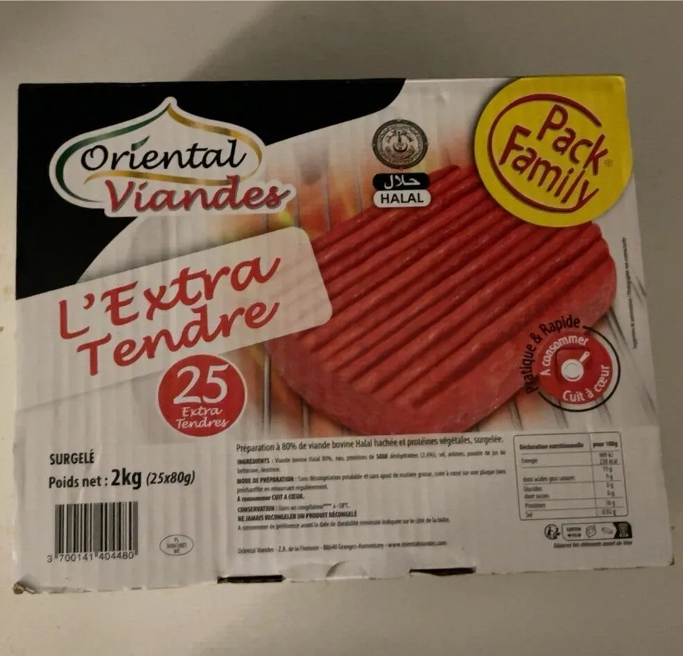 Steak extra tendres