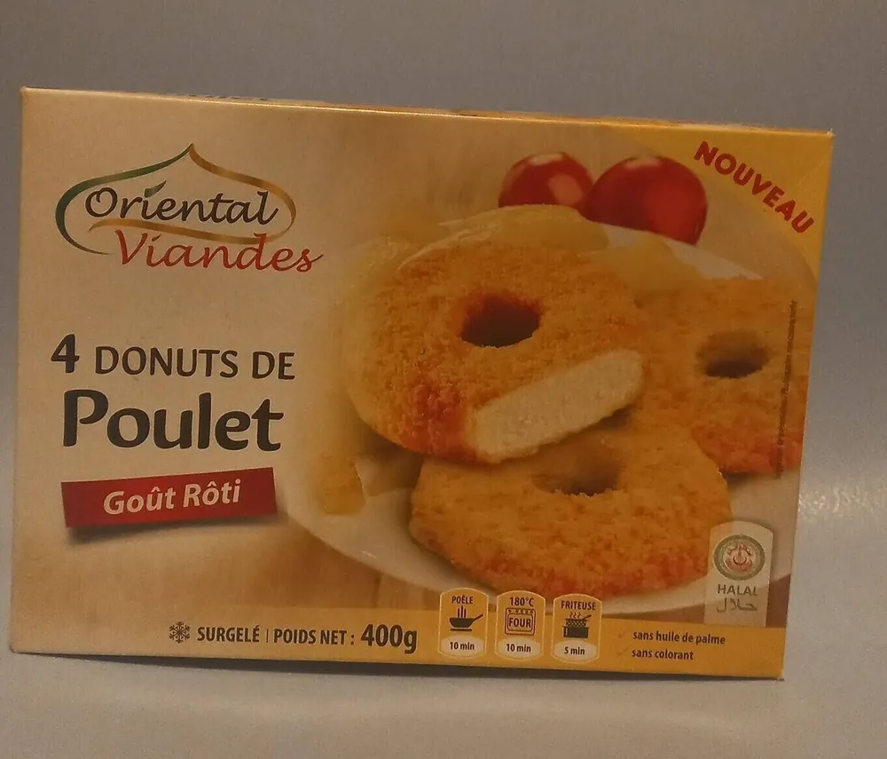 4 donuts de poulet