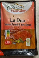 Le duo salami fumé et sec epice