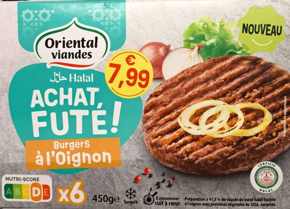 burgers a l'oignon