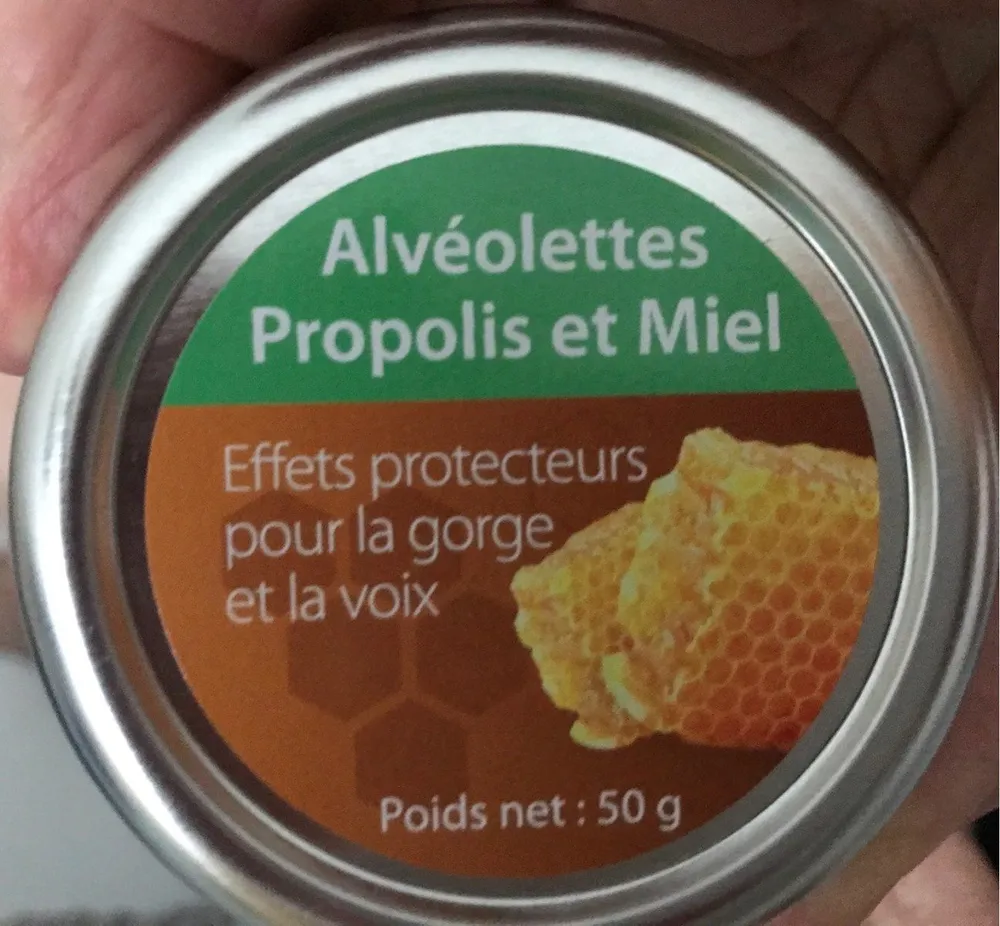 Alveolettes propolis et miel