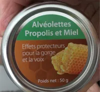 Alveolettes propolis et miel