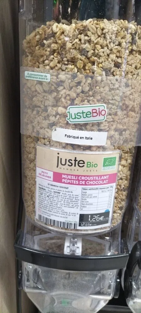 Müesli Croustillant Pépites de Chocolat