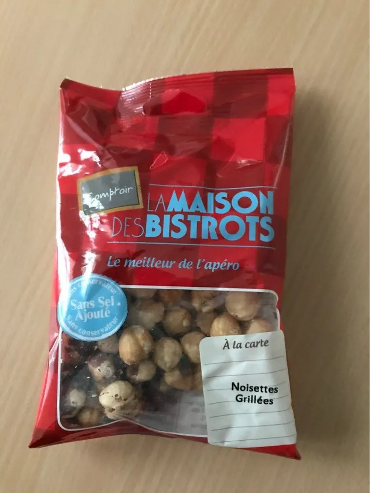 Noisettes grillées