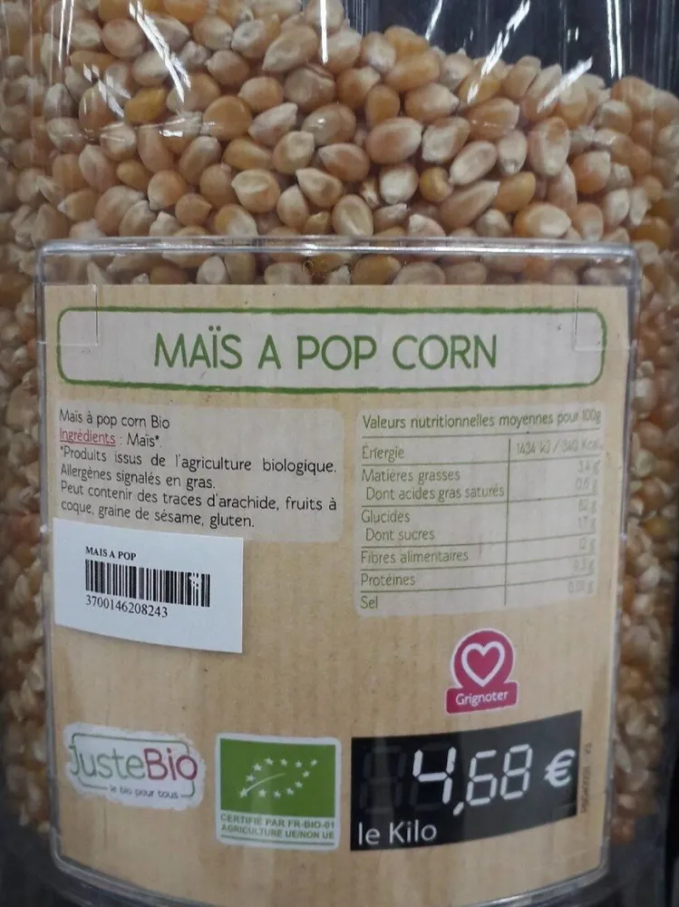 Maïs à popcorn