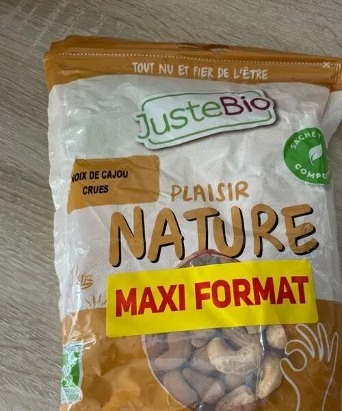Noix de cajou crue Just Bio