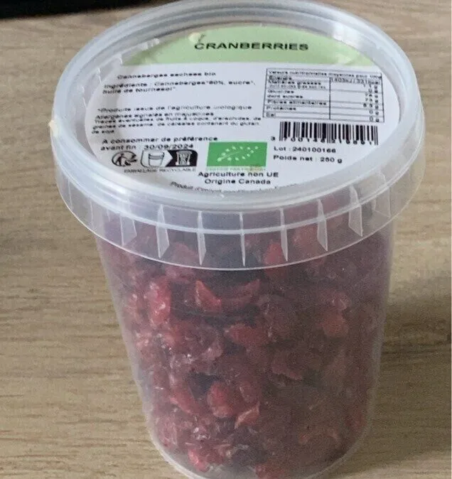 Granberries seches bio