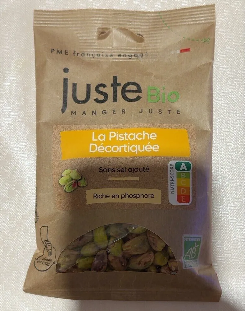 Pistache décortiquée