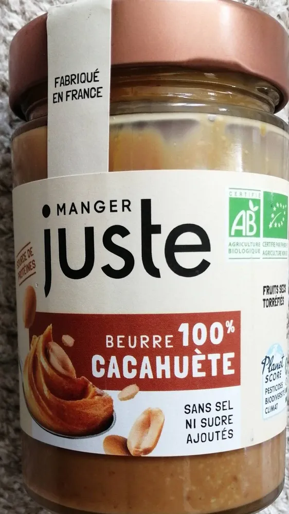 Beurre de cacahuètes 100%