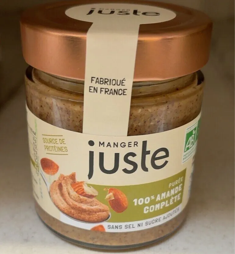 Purée 100 % amande complète