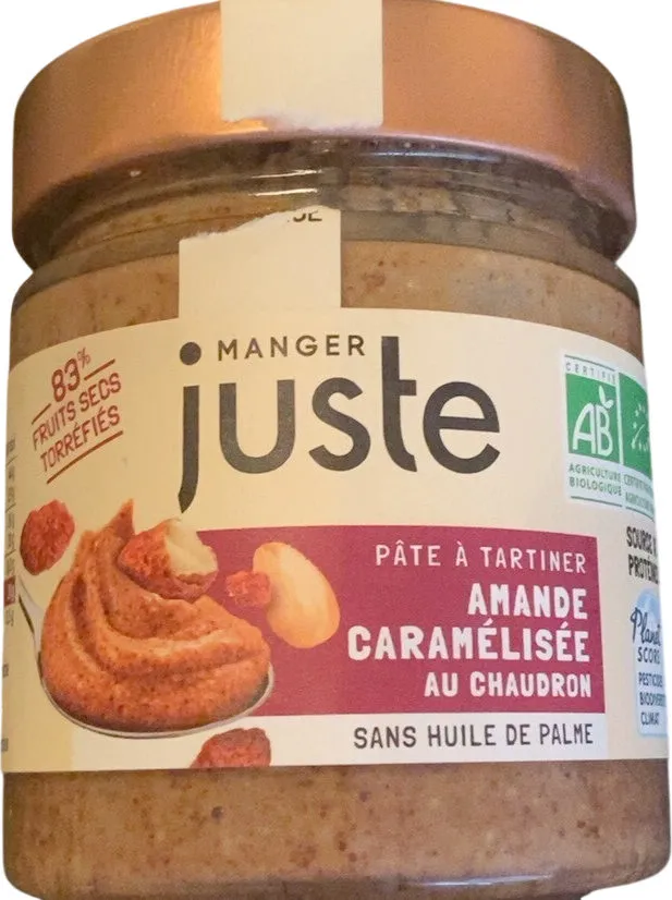 Pâte à tartiner Amande Caramélisée