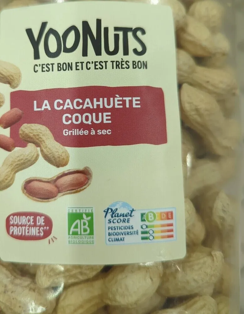 La cacahuètes coque