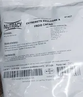 Entremets edulcore a froid cacao