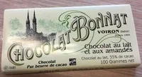Chocolat au lait et amandes