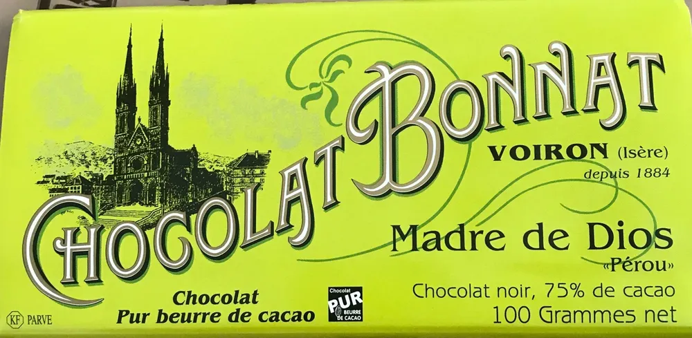 Chocolat Bonnat Pérou