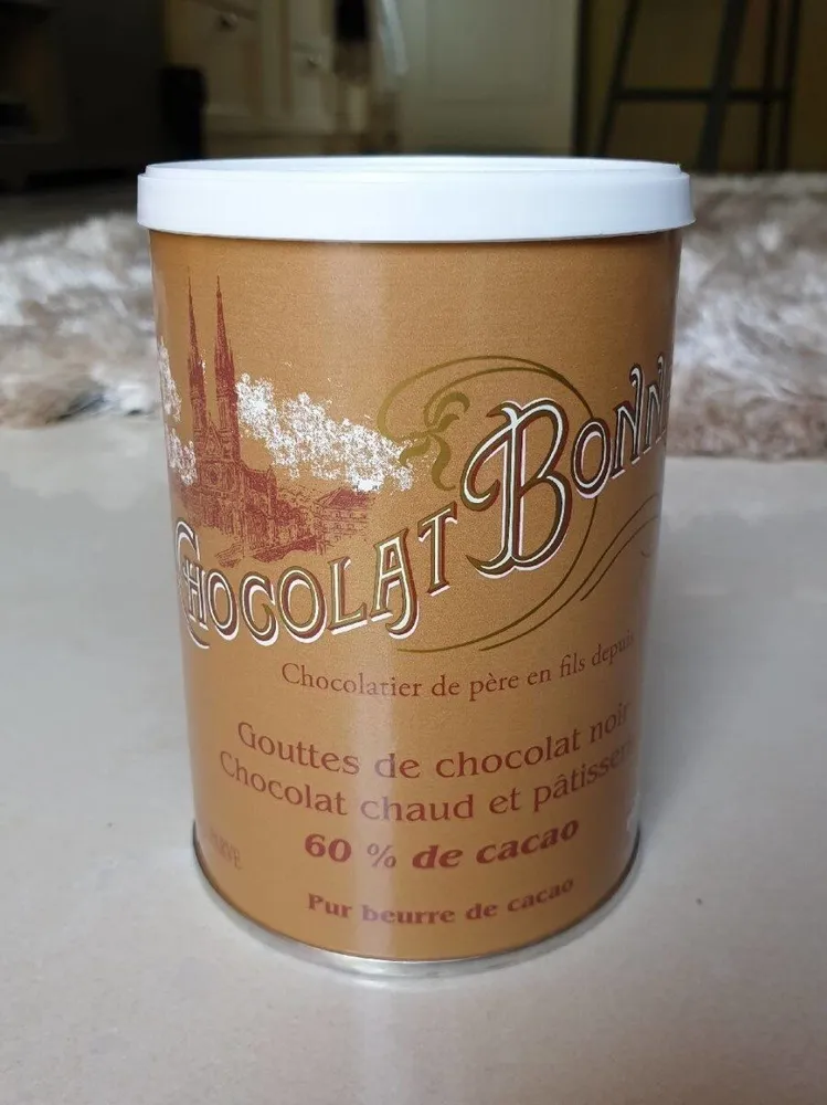 Gouttes de chocolat noir