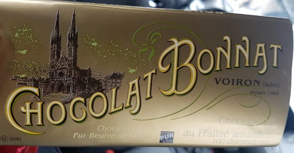 Chocolat lait au praliné amandes