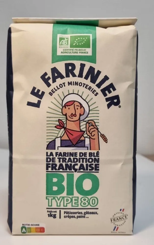 La farine de blé de tradition française bio type 80