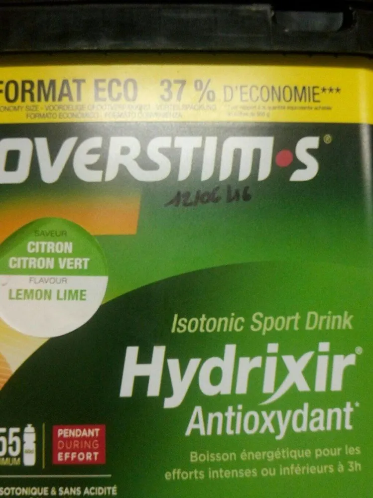 Hydrixir Antioxydant 3KG Citron / Citron Vert