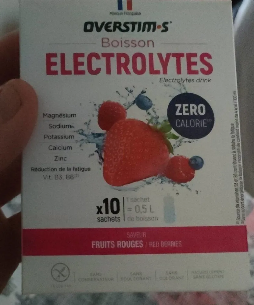 Boisson électrolytes