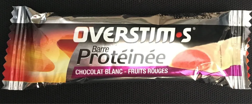 Barre proteinee chocolat blanc - fruits rouges