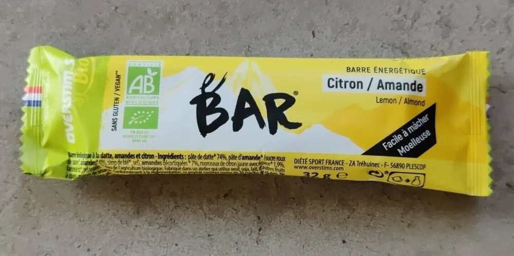 e Bar citron amandes