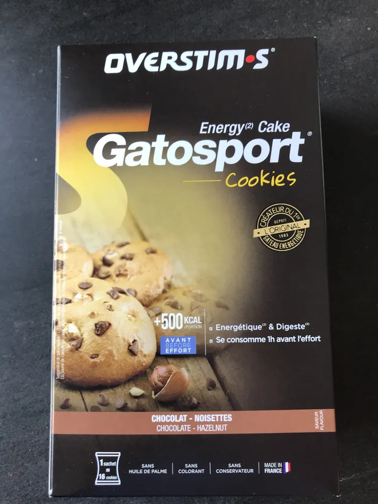 Gatosport Cookies - Saveur Chocolat Noisettes - 400G - Overstims
