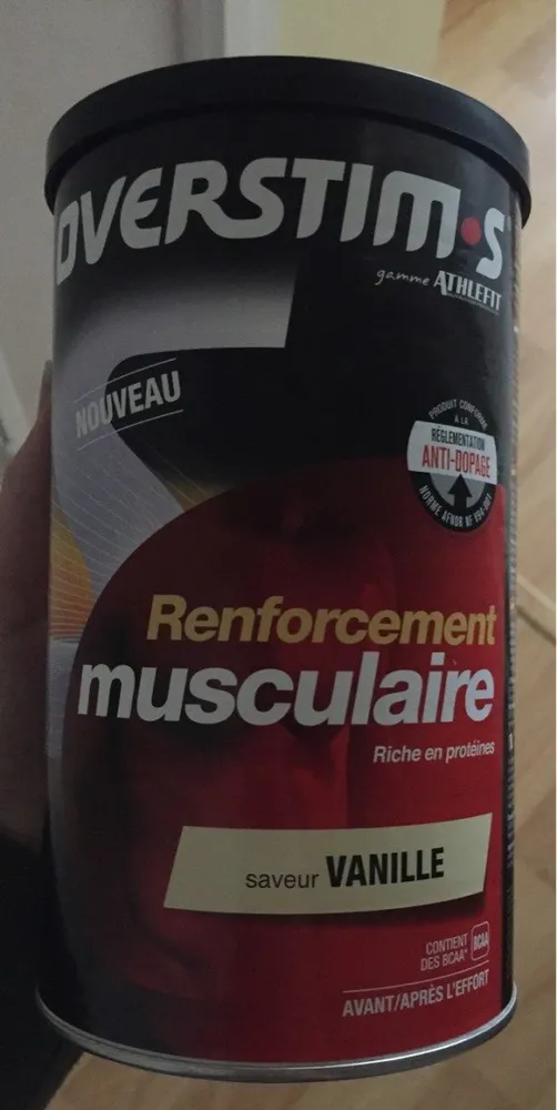 Renforcement musculaire saveur vanille