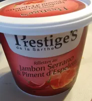 Rillettes jambon serrano et piment d'espelette