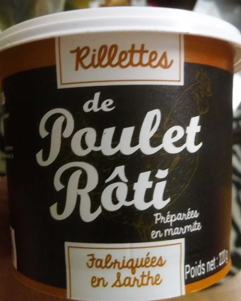 Rillettes de poulet rôti