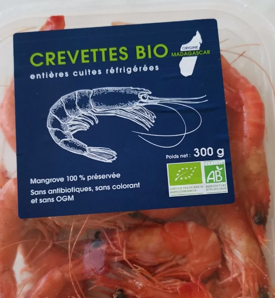 Crevettes bio