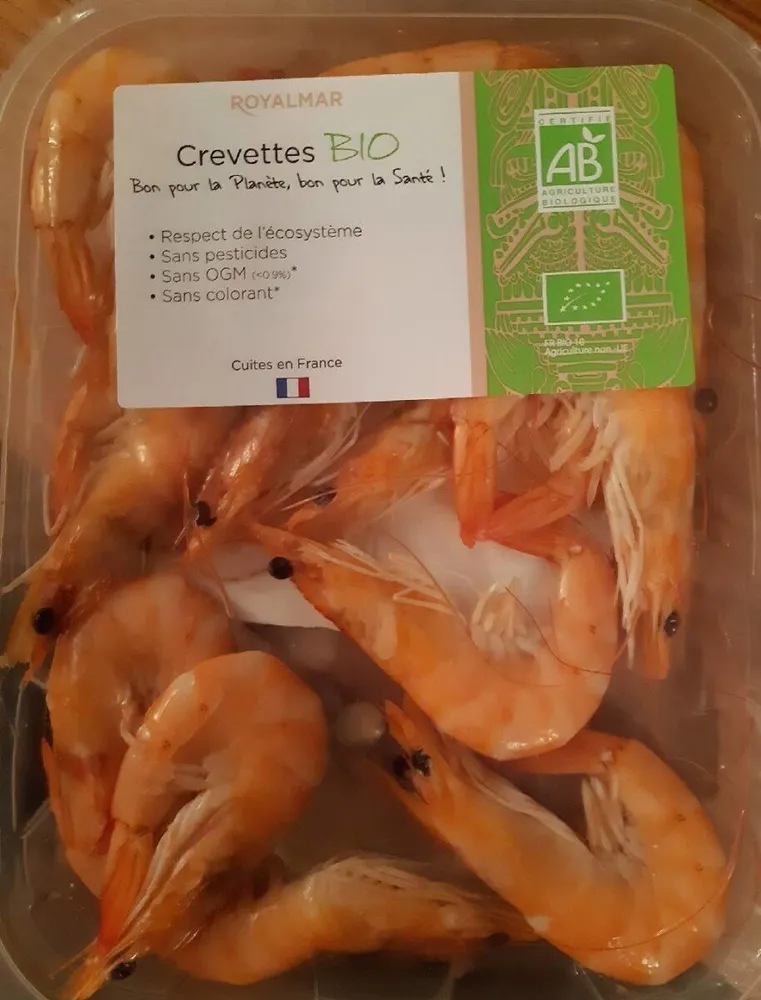 Crevettes bio