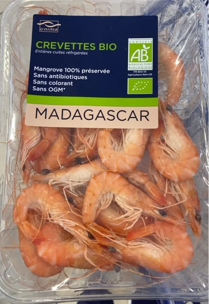 Crevettes bio