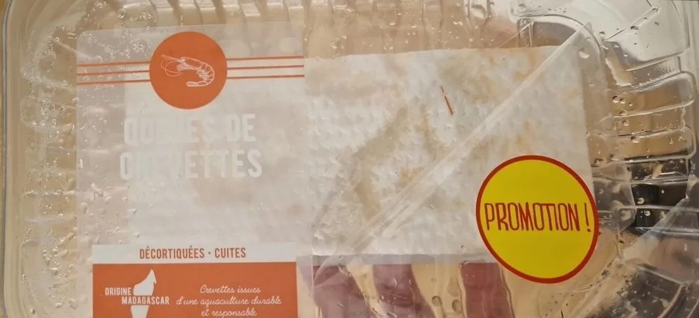 Queues de crevettes