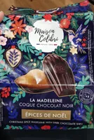 La Madeleine coque chocolat noir Epices de Noel