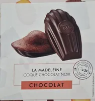 Madeleine coque chocolat noir