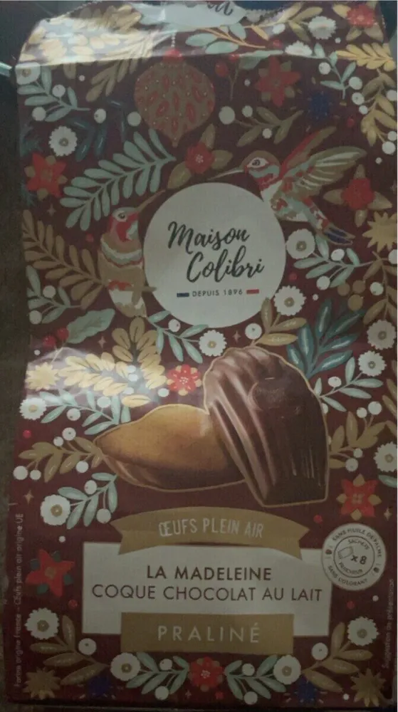 La Madeleine coque chocolat au lait
