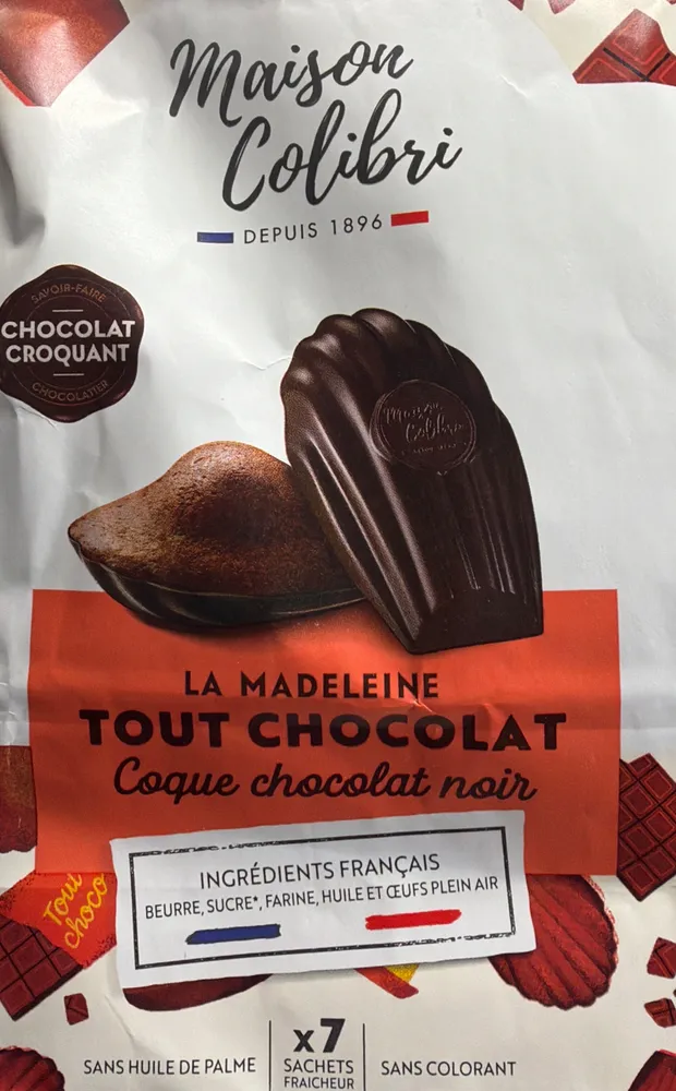 La madeleine Tout Chocolat