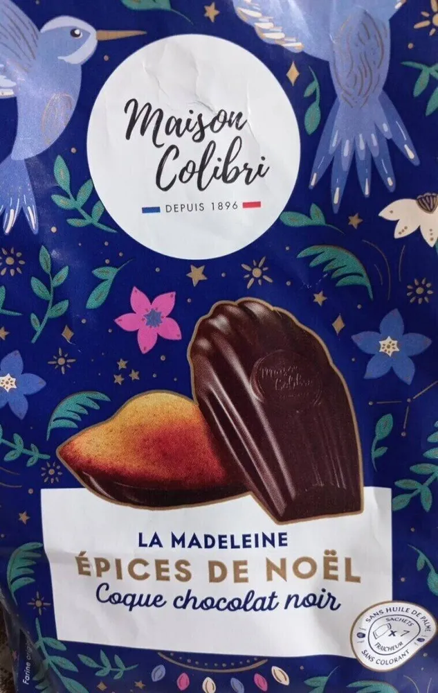 Madeleine épices de Noël