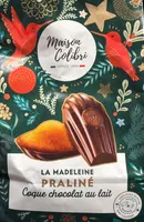 La Madeleine praliné Coque chocolat au lait