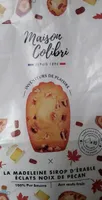 Madeleine au sirop d'érable et aux éclats de noix de pécan