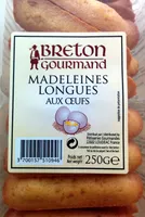 Madeleines longues aux oeufs