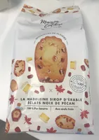 La madeleine sirop d'erable eclats noix de pécan