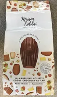 La madeleine noisette coque chocolat au lait